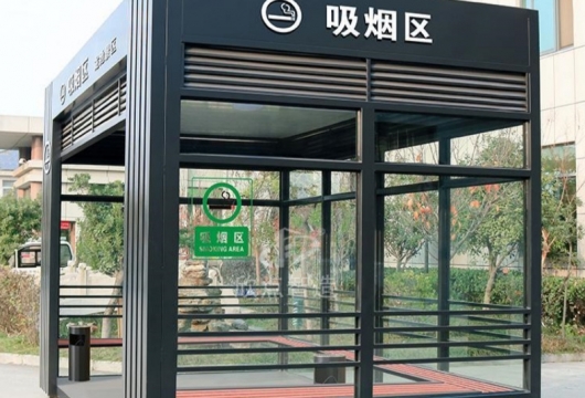 工廠和園區(qū)室外吸煙亭都長什么樣？